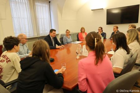Župana obiskali dijaki Gimnazije in srednje šole Rudolfa Maistra Kamnik (5)